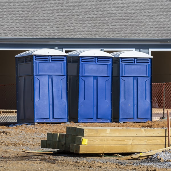 what is the expected delivery and pickup timeframe for the portable restrooms in Talbotton GA